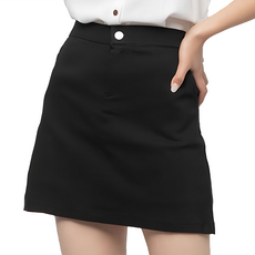 CARET 女款素色彈性褲裙