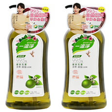 一滴淨 蘆薈多酚食品用洗潔精 檸檬, 1kg, 2瓶