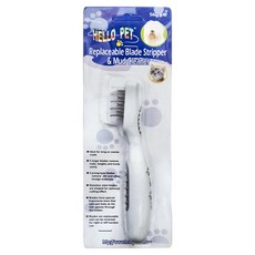 HELLO PET 哈囉佩特 專業刀梳 可替換刀片 16cm, 白色, 1支