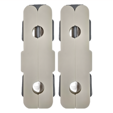 城市漫遊 加大衣夾式 多夾旅行衣架 ABS材質 157*53*14mm, 白色, 2個