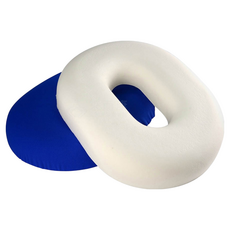 E-G MED 醫技 橢圓 中空減壓坐墊 EG-2222 孕婦適用 舒適透氣, 1個, 41 x 32 x 7cm