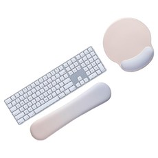 NAUGHTY GHOST 頑皮鬼 馬卡龍系列 人體工學護腕套組, 藍莓牛奶, 1組