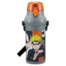 Skater AG彈蓋直飲水壺, NARUTO 火影忍者, 480ml, 1個
