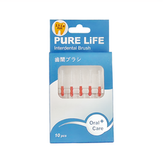 PuRE LiFE 寶淨 PLT 纖柔護齒可替換牙間刷毛 V-08, 1.4mm, 10支, 1盒