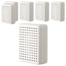 懶角落 多用途冰箱淨味活性碳除臭盒, 尺寸11.3x8.5x4cm, 69g, 6個