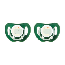 tgm 矽膠安撫奶嘴 Set, 0~6個月 + 6~18個月, 河馬, 2入