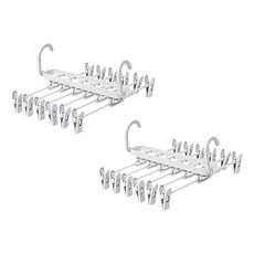 Craftsman In Storage 收納職人 日式簡約多功能可拆卸魔術褲架 34 x 34 x 17cm, 灰色, 2個