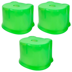 小熊寶寶椅 聚丙烯(PP)材質 26.5x22x17cm 台灣產, 顏色隨機, 3個