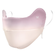 GOLOV.EJOy 冰絲防曬口罩 多色可選 UPF50+ 原紗天絲面料, 漸層奶紫, 1個