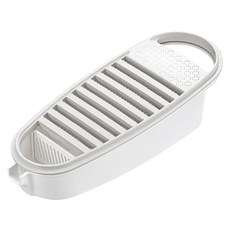 SHIMOMURA 下村 Furu Vege 可濾水雙面磨泥器 日本製 輕鬆濾水, FV-659, 1個, 230 x 深 90 x 高 60 毫米