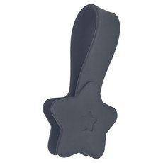 FANCY LIFE 磁吸帽子夾 矽膠材質 柔軟耐磨, 黑色, 1個