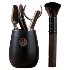 茶道六君子 五件組, 黑陶天福, 1組