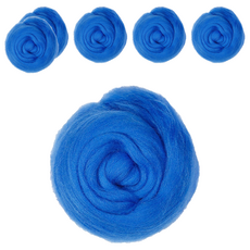 羊毛氈補充包 - 天藍色, 6件