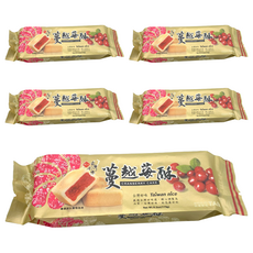 長松食品 蔓越莓酥, 台灣好味, 好味道好口感, 精心調製高品質, 175g, 5包