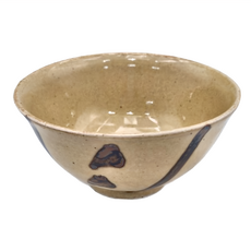 黃釉錆紋4井 日本製, 黃色, 1個