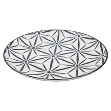 現代輕量 陶瓷材質 適用溫度-30°C~100°C 日本產, 麻葉 白色, 1個