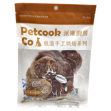 PETCOOK 派庫廚房 低溫手工烘焙系列 寵物零食 牛肉吉士餅, 75g, 1包