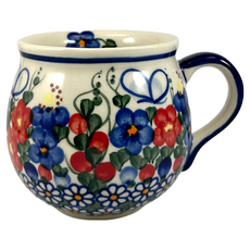 VENA 波蘭陶蝴蝶花園系列 胖胖杯 320ml, 彩色, 1個