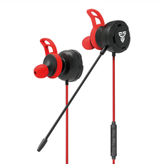 FANTECH 立體聲入耳式電競耳機, 3.5mm L型鍍金插頭, 可拆卸麥克風, EG1