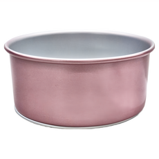 CHEFMADE 學廚 8吋加高活動蛋糕模 玫瑰金, 21 x 9.5cm, 1個