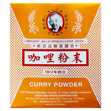老公仔標 咖哩粉末 600g 依古法製造調合 1912年創立, 1盒