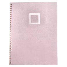 conifer 綠的事務 16K 仙蹤特調系列空白筆記, 128頁, 台灣製, 粉色, 1本