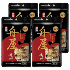 舟屋 貓用 澎湖火燒蝦, -40度冷凍乾燥熟成 無添加, 嚴選食材, 單一製程, 蝦, 15g, 4包