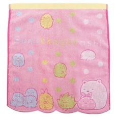 Sumikkogurashi 角落生物 毛巾 34 x 36cm, 混合顏色, 1條