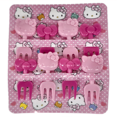 凱蒂貓 食物叉 Set 8個 可愛造型, 1組