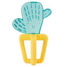 Chicco 冰凍固齒玩具 仙人掌, 清涼舒緩牙齦不適, 訓練咀嚼能力, 單品, 1個
