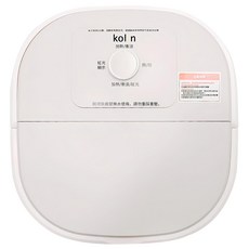 kolin歌林 折疊滾輪足浴機 415 x 390 x 263mm 2.15kg, KSF-BH081F, 黑色 + 白色