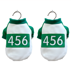 Sassy Dog 465 單層刷毛 2件 寵物運動衫 柔軟舒適, 12號, 白色