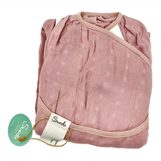 Swado 全階段可調整靜音好眠包巾 竹纖維棉款 含洗衣袋 - 3-6個月(M) 玫瑰粉
