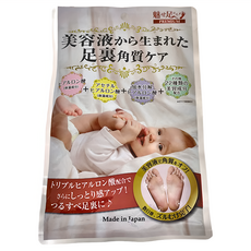 MyMiu魅力煥膚足膜, 2片, 輕鬆去除老廢角質，重現光滑細緻的雙足, 1包, 50ml, 75g