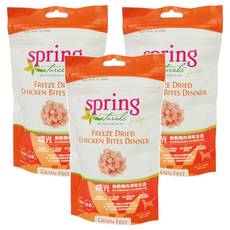 spring 曙光 全齡犬 無穀凍乾生食餐-雞肉, 71g, 3包