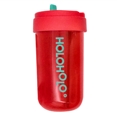 HOlOHOlO TONTON CUP 吸管杯 450ml, 紅色, 1個