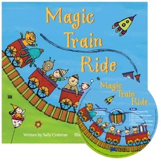 JYBooks 歌唱繪本 Song Animation Magic Train Ride Paperback + Hybrid CD, Nobuyoung Song Animation