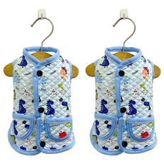 SassyDog 格紋馬甲, 藍色恐龍 16號, 2件