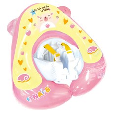 NAI-B 奈比 嬰兒趴式泳圈 650 x 580mm, 粉色, 1個