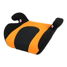 OMYCAR 小乖乖 兒童安全增高座墊, 黑色/橘色