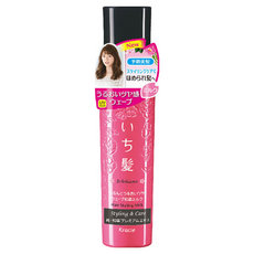 Kracie 葵緹亞 ICHIKAMI 女髮和草頂級亮澤波浪造型乳, 清爽不黏膩 山櫻花香, 150ml, 1瓶