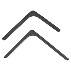 TRENY L型支架, 鐵製, 亮面烤漆耐腐蝕, 黑白噴漆塗層簡約美觀, 顏色隨機, 1組