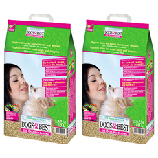 Dog's Best 凱優 犬專用凝結木屑砂, 特殊壓縮技術 品質認證 100%純潔木屑纖維 環保可被生物分解, 10L, 2包