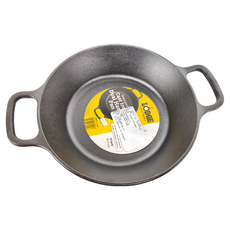 LODGE 雙耳生鐵鍋 適合煎炒/燉煮/烘烤各類美食, 20.3cm, 1個, 黑色