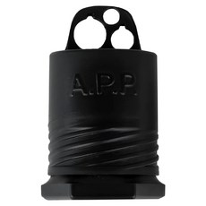 A Plastic Project 吸吸管 Blue 311 黑色捲捲罐, 長度 24cm 管徑 12mm/9mm, 食品級PP/BPA FREE, 1個