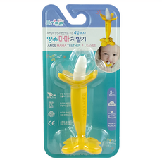 ange Mama 香蕉ST固齒器 大, TPR材質柔軟安全, 單件, 108-90302, 1個