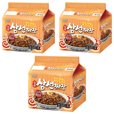 Paldo 八道 一品 三鮮炸醬麵 Set 海鮮風味濃郁 麵條彈牙有嚼勁, 12包