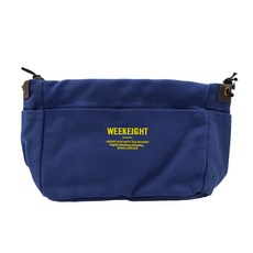 城市漫遊 帆布包中包束口, 整齊收納, 深藍色, M