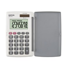 Kinyo 8位元折疊計算機 KPE-678, 1個, 灰色