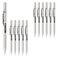 Pentel 飛龍文具 Ain 自動鉛筆 A125A-W 白桿, 0.5mm, 12支